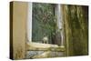 Vietnam, Hoi An, Quang Nam. Window at Quan Congs Temple-Kevin Oke-Stretched Canvas