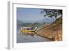 Vietnam, Hue. Dragon Excursion Boats, Perfume River-Walter Bibikow-Framed Photographic Print