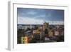 Vietnam, Hue. Elevated City View, Dusk-Walter Bibikow-Framed Photographic Print