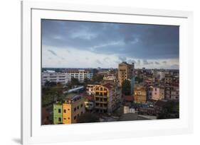 Vietnam, Hue. Elevated City View, Dusk-Walter Bibikow-Framed Photographic Print