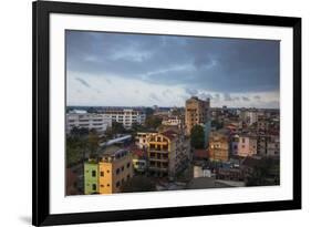 Vietnam, Hue. Elevated City View, Dusk-Walter Bibikow-Framed Photographic Print