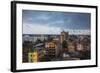 Vietnam, Hue. Elevated City View, Dusk-Walter Bibikow-Framed Photographic Print