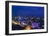 Vietnam, Hue. Elevated City View, Dusk-Walter Bibikow-Framed Photographic Print