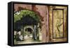 Vietnam, Hue, Forbidden Purple City, Temple Archway-Walter Bibikow-Framed Stretched Canvas