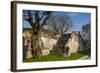 Vietnam, Hue Imperial City. Ruins of the Purple Forbidden City-Walter Bibikow-Framed Photographic Print