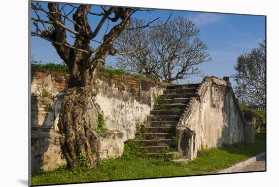 Vietnam, Hue Imperial City. Ruins of the Purple Forbidden City-Walter Bibikow-Mounted Photographic Print