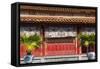 Vietnam, Hue Imperial City. to Mieu Temple Complex, Exterior-Walter Bibikow-Framed Stretched Canvas