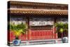 Vietnam, Hue Imperial City. to Mieu Temple Complex, Exterior-Walter Bibikow-Stretched Canvas