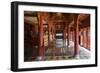 Vietnam, Hue Imperial City. to Mieu Temple Complex, Interior-Walter Bibikow-Framed Photographic Print