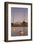 Vietnam, Hue. Perfume River and Tourist Swan Boats, Sunset-Walter Bibikow-Framed Photographic Print