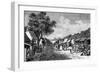 Vietnam, Hue Street 1870-null-Framed Art Print