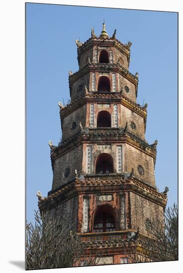 Vietnam, Hue. Thien Mu Pagoda, Exterior-Walter Bibikow-Mounted Premium Photographic Print