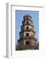 Vietnam, Hue. Thien Mu Pagoda, Exterior-Walter Bibikow-Framed Photographic Print