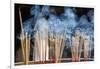 Vietnam, Hue. Thien Mu Pagoda, Joss Sticks-Walter Bibikow-Framed Photographic Print