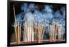 Vietnam, Hue. Thien Mu Pagoda, Joss Sticks-Walter Bibikow-Framed Photographic Print