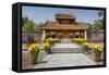 Vietnam, Hue. Tomb Complex of Emperor Minh Mang-Walter Bibikow-Framed Stretched Canvas