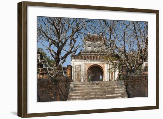 Vietnam, Hue. Tomb of Emperor Tu Duc-Walter Bibikow-Framed Photographic Print