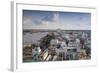 Vietnam, Mekong Delta. Can Tho, Elevated View of City and Can Tho River-Walter Bibikow-Framed Photographic Print