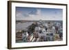 Vietnam, Mekong Delta. Can Tho, Elevated View of City and Can Tho River-Walter Bibikow-Framed Photographic Print