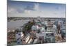 Vietnam, Mekong Delta. Can Tho, Elevated View of City and Can Tho River-Walter Bibikow-Mounted Photographic Print