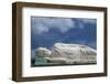 Vietnam, Mekong Delta. My Tho, Vinh Trang Pagoda, Giant Reclining Buddha Statue-Walter Bibikow-Framed Photographic Print