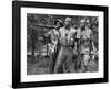 Vietnam memorial soldiers by Frederick Hart, Washington, D.C. - Black&W-Carol Highsmith-Framed Art Print