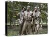 Vietnam memorial soldiers by Frederick Hart, Washington, D.C.-Carol Highsmith-Stretched Canvas