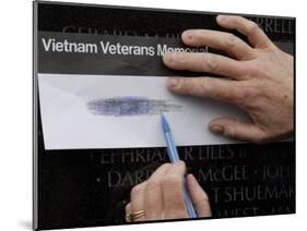 Vietnam Memorial, Washington D.C., United States of America, North America-Godong-Mounted Photographic Print