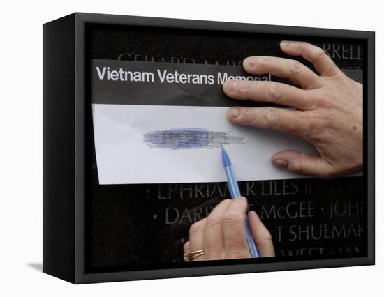 Vietnam Memorial, Washington D.C., United States of America, North America-Godong-Framed Stretched Canvas