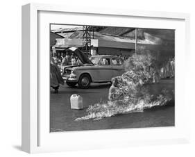 Vietnam Monk Protest-Malcolm Browne-Framed Premium Photographic Print