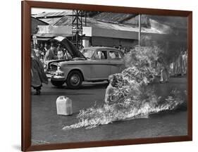 Vietnam Monk Protest-Malcolm Browne-Framed Photographic Print