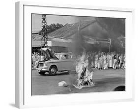 Vietnam Monk Protest-Malcolm Browne-Framed Photographic Print