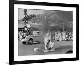 Vietnam Monk Protest-Malcolm Browne-Framed Photographic Print