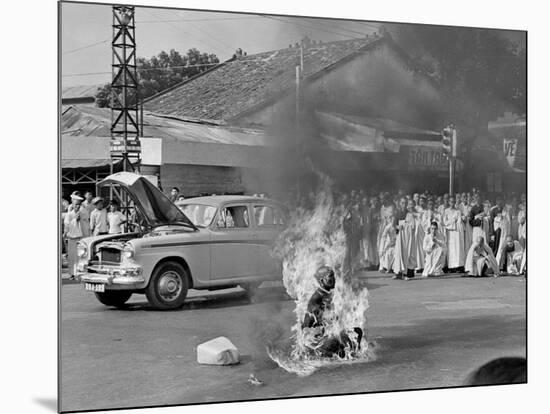 Vietnam Monk Protest-Malcolm Browne-Mounted Photographic Print