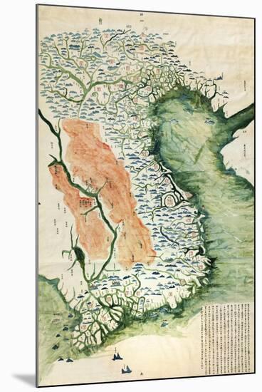 Vietnam - Panoramic Map-Lantern Press-Mounted Art Print