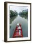 Vietnam, Perfume River. Young Vietnamese Girls on a Boat Going to the Perfume Pagoda (Mr)-Matteo Colombo-Framed Photographic Print