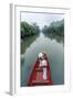 Vietnam, Perfume River. Young Vietnamese Girls on a Boat Going to the Perfume Pagoda (Mr)-Matteo Colombo-Framed Photographic Print