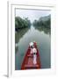 Vietnam, Perfume River. Young Vietnamese Girls on a Boat Going to the Perfume Pagoda (Mr)-Matteo Colombo-Framed Photographic Print