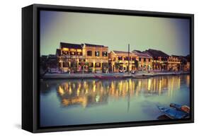 Vietnam, Quang Nam, Hoi an Old Town (Unesco Site)-Michele Falzone-Framed Stretched Canvas