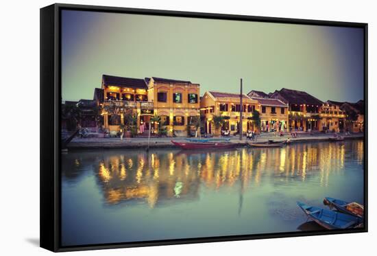 Vietnam, Quang Nam, Hoi an Old Town (Unesco Site)-Michele Falzone-Framed Stretched Canvas