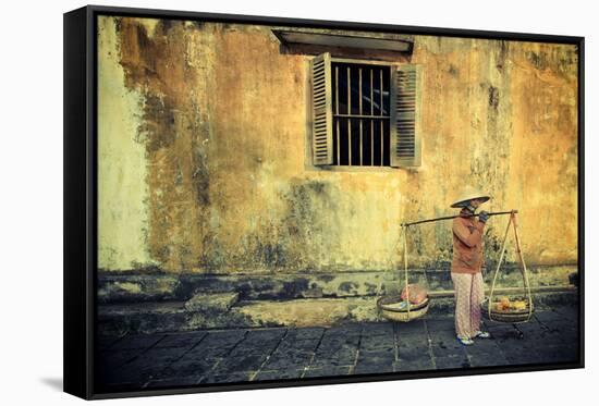 Vietnam, Quang Nam, Hoi an Old Town (Unesco Site)-Michele Falzone-Framed Stretched Canvas