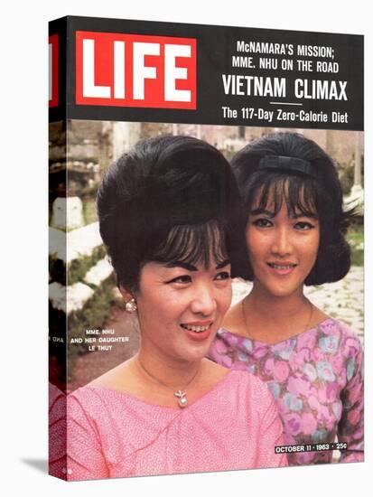 Vietnam's Madame Nhu and Daughter, October 11, 1963-John Loengard-Stretched Canvas