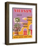 Vietnam, Saigon (Ho Chi Minh City), Vietnam National Tourist Office-null-Framed Art Print