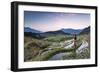 Vietnam, Sapa. Red Dao Woman on Rice Paddies at Sunrise (Mr)-Matteo Colombo-Framed Photographic Print