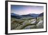 Vietnam, Sapa. Red Dao Woman on Rice Paddies at Sunrise (Mr)-Matteo Colombo-Framed Photographic Print