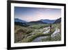 Vietnam, Sapa. Red Dao Woman on Rice Paddies at Sunrise (Mr)-Matteo Colombo-Framed Photographic Print