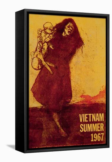 Vietnam, Summer 1967, Anti-Vietnam War Poster-null-Framed Stretched Canvas