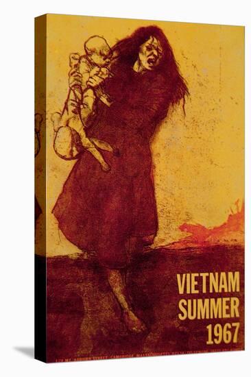 Vietnam, Summer 1967, Anti-Vietnam War Poster-null-Stretched Canvas