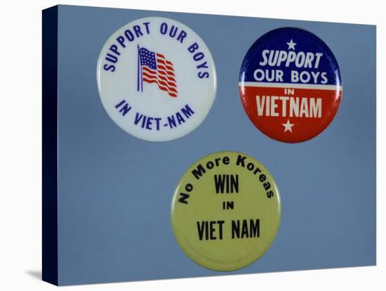 Vietnam Troop Support Buttons-David J. Frent-Stretched Canvas