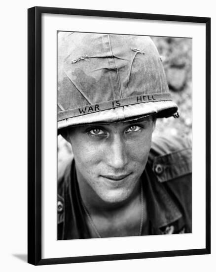 Vietnam US War is Hell-Horst Faas-Framed Premium Photographic Print